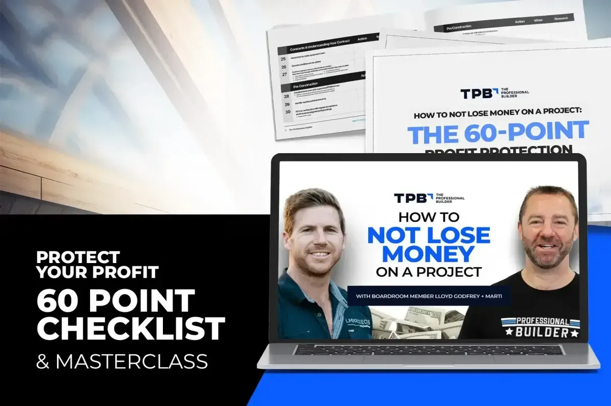 Protect Your Profit 60-Point Checklist and Masterclass