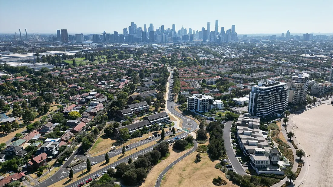 Melbourne city skyline